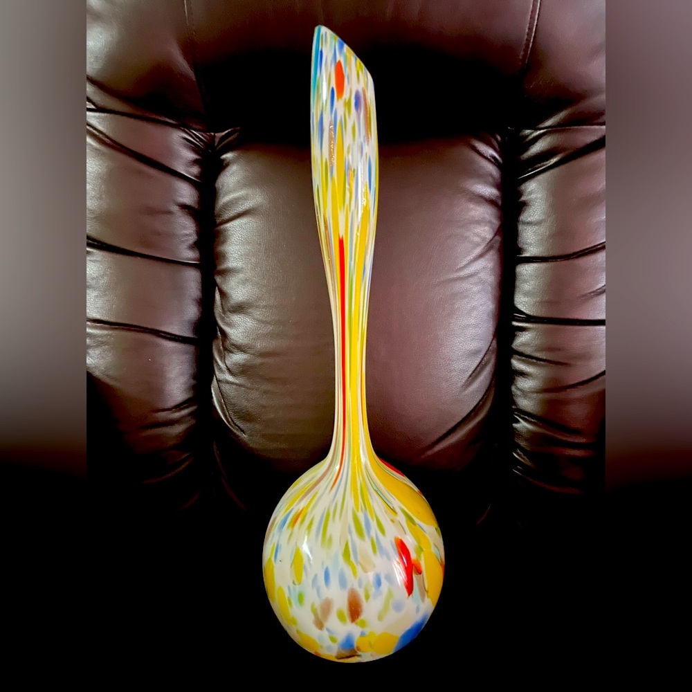 Murano Colorful Art Glass Vase